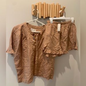 By Anthropologie two piece set NWT size small